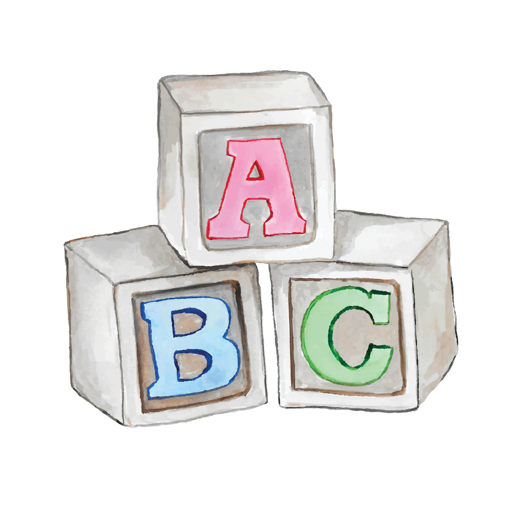 abc block clipart