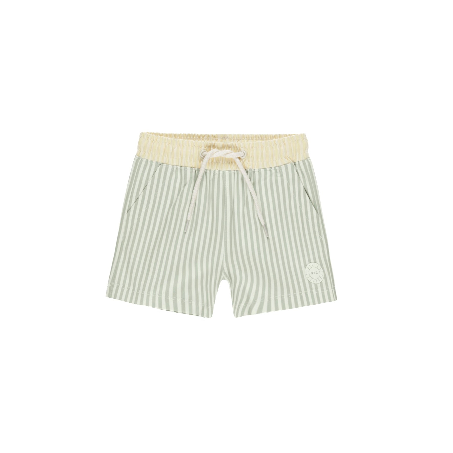 Boardshort || Sage Stripe