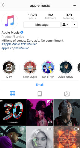 Apple Music Instagram