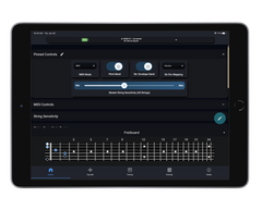 Jamstik Control App on iPad