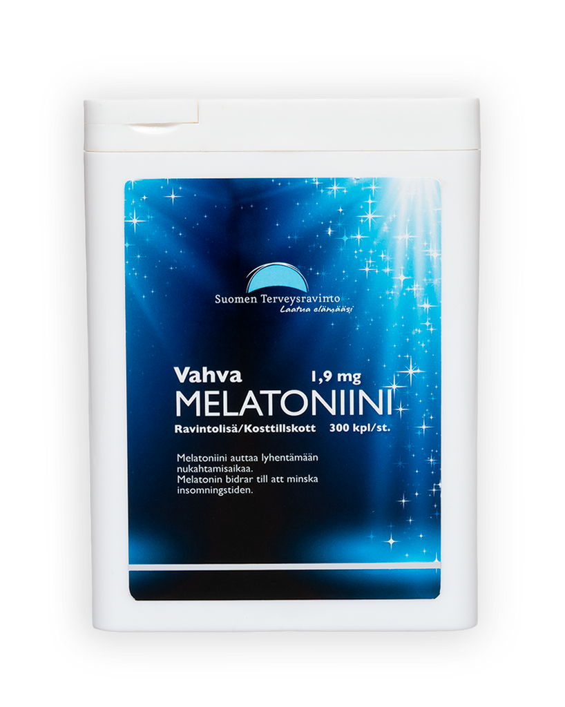 Vahva Melatoniini, 1,9 mg, 300 tablettia— STR Nordic