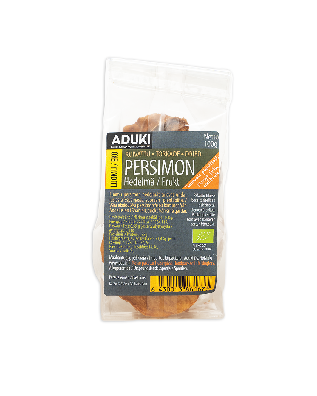 Persimon kuivattu, Aduki, 100 g— STR Nordic