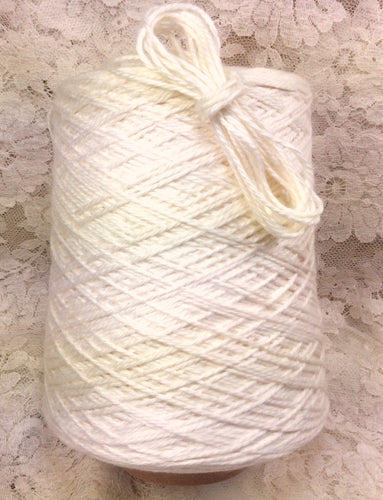 Cotton Chenille Yarn 3.25 lb cone- 2900 yards-Natural-dyeable – Sweet Horse  Design Co