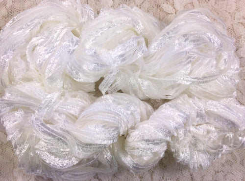 Crystal Palace Cotton Chenille White LB - Fiber to Yarn