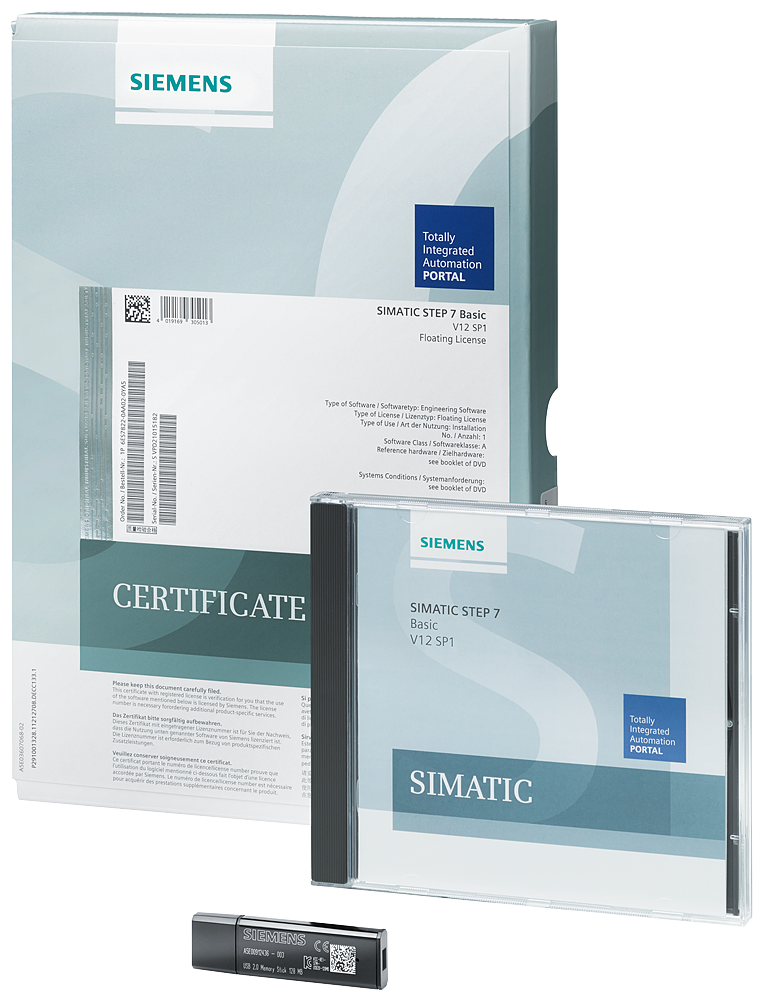 Siemens SIMATIC STEP 7 Basic V16 Floating License download Engineering Software - 6ES7822-0AE06-0YA5