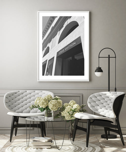  Vuitton Wall Decor, Fashion Store Art Print Set of 2