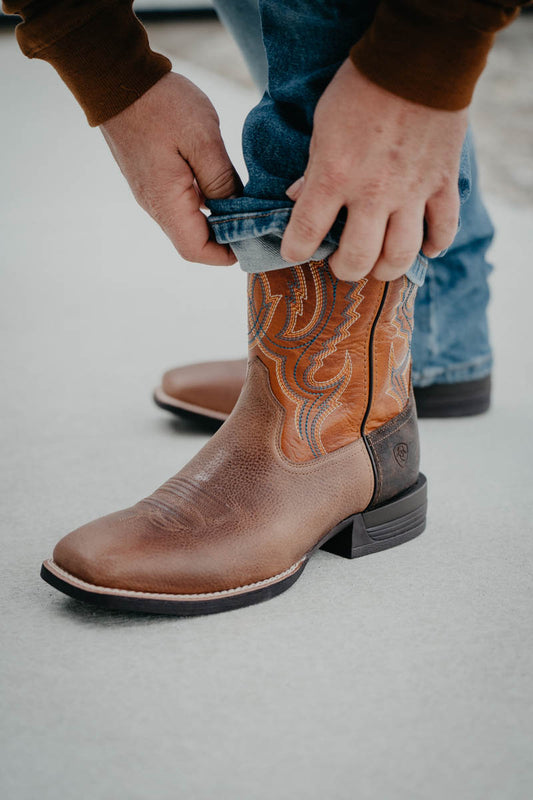 Men's Ariat 'Ridgeback' Oil Distressed Tan Cowboy Boot (Sizes 8-13; EE –  Cold Cactus Inc.