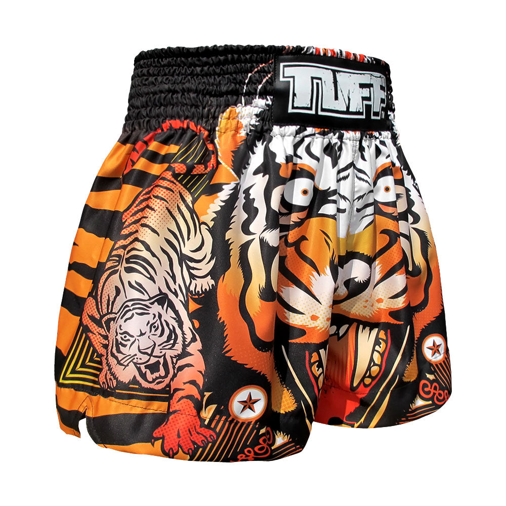 TUFF Muay Thai Boxing Shorts Orange Cruel Tiger – TuffSport.com