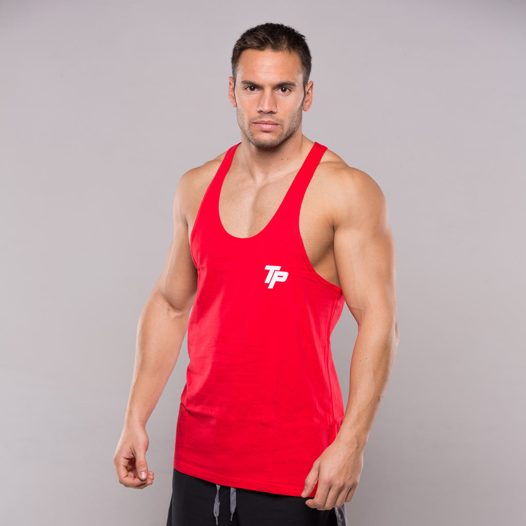 Stringer Vest - Red - Topphysiques Wear