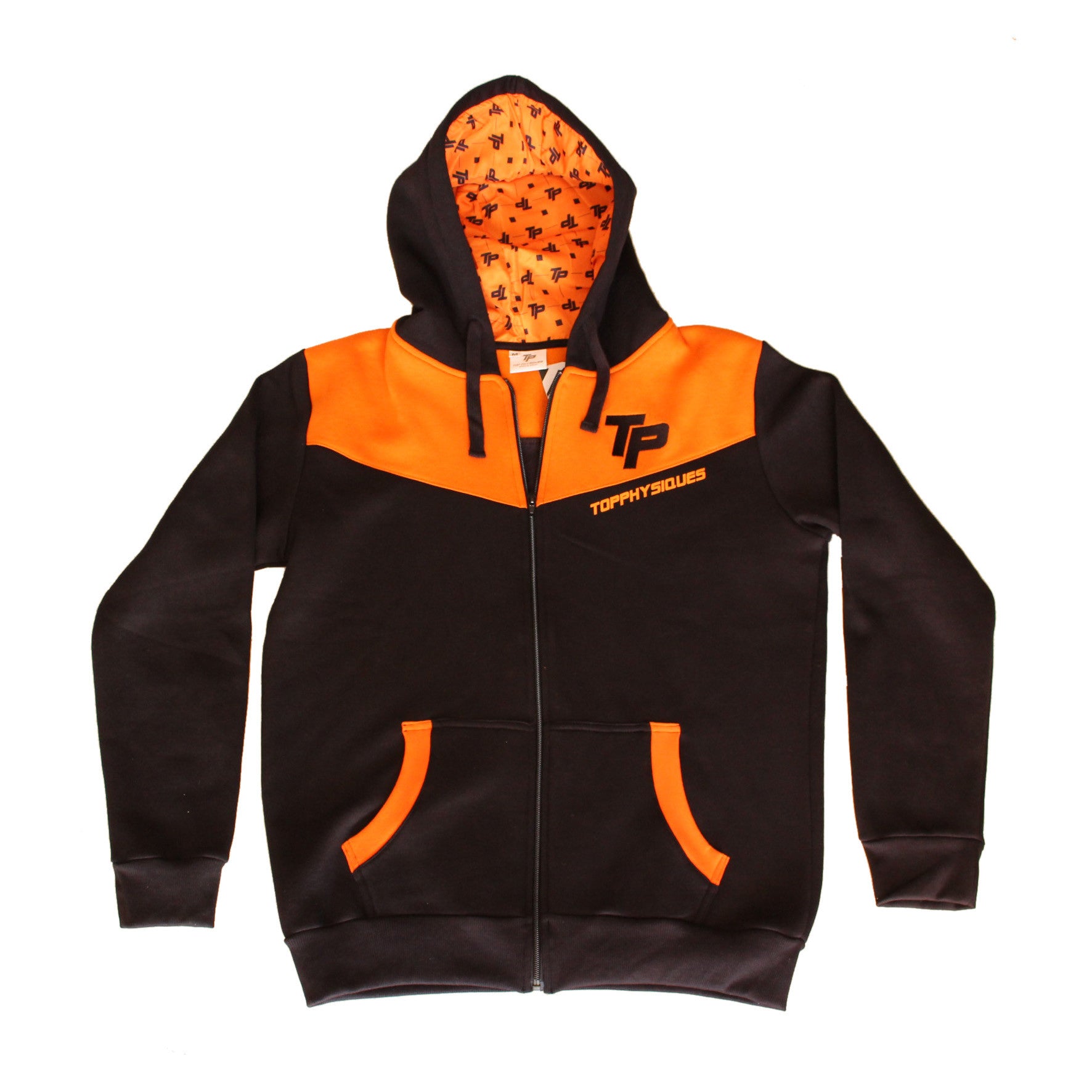 Venom Zip Hoodie - Orange - Topphysiques Wear