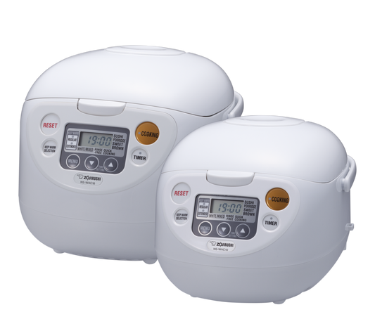 ZOJIRUSHI Neuro Fuzzy NS-ZCC18 WHITE 10 Cup Rice Cooker & Warmer Plays  Melody