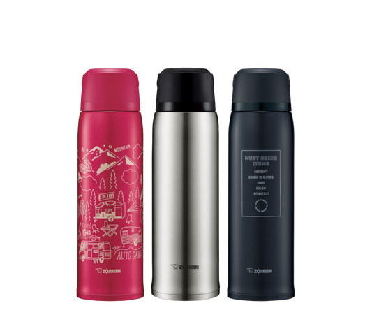 Zojirushi Stainless Water Bottle with Cup SS-PCE20/ SS-PCE25 – Sampoyoshi