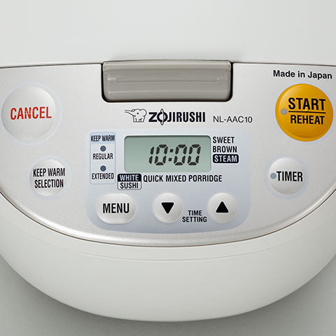 RICE COOKER 6 CUP ZOJIRUSHI NHS-10WB– Shop in the Kitchen
