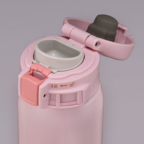 Zojirushi SM-SF36-PA Water Bottle, Direct Drinking, One-Touch Opening,  Stainless Steel Mug, 12.2 fl oz (360 ml), Pink