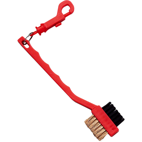 Proactive Sports Dual Bristle Groove Brush (Red)