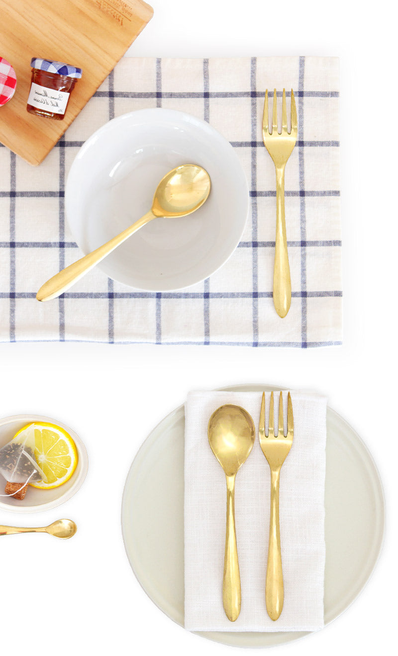 ノーブル NOBLE ディナースプーン / 単品 テーブルを上品に彩る真鍮の輝き。いつもより素敵なディナーに♪③