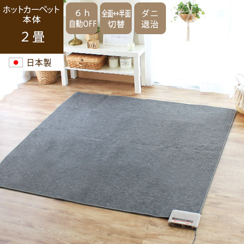 ラグとホットカーペットのセット♪130×185cm1.5畳 カラー豊富な洗える