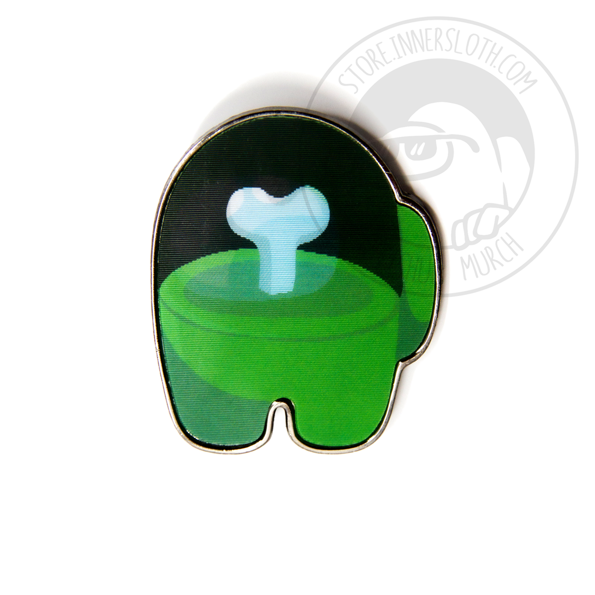Among Us: Lenticular Impostor Pin - Green by Noble Demons - Innersloth Store