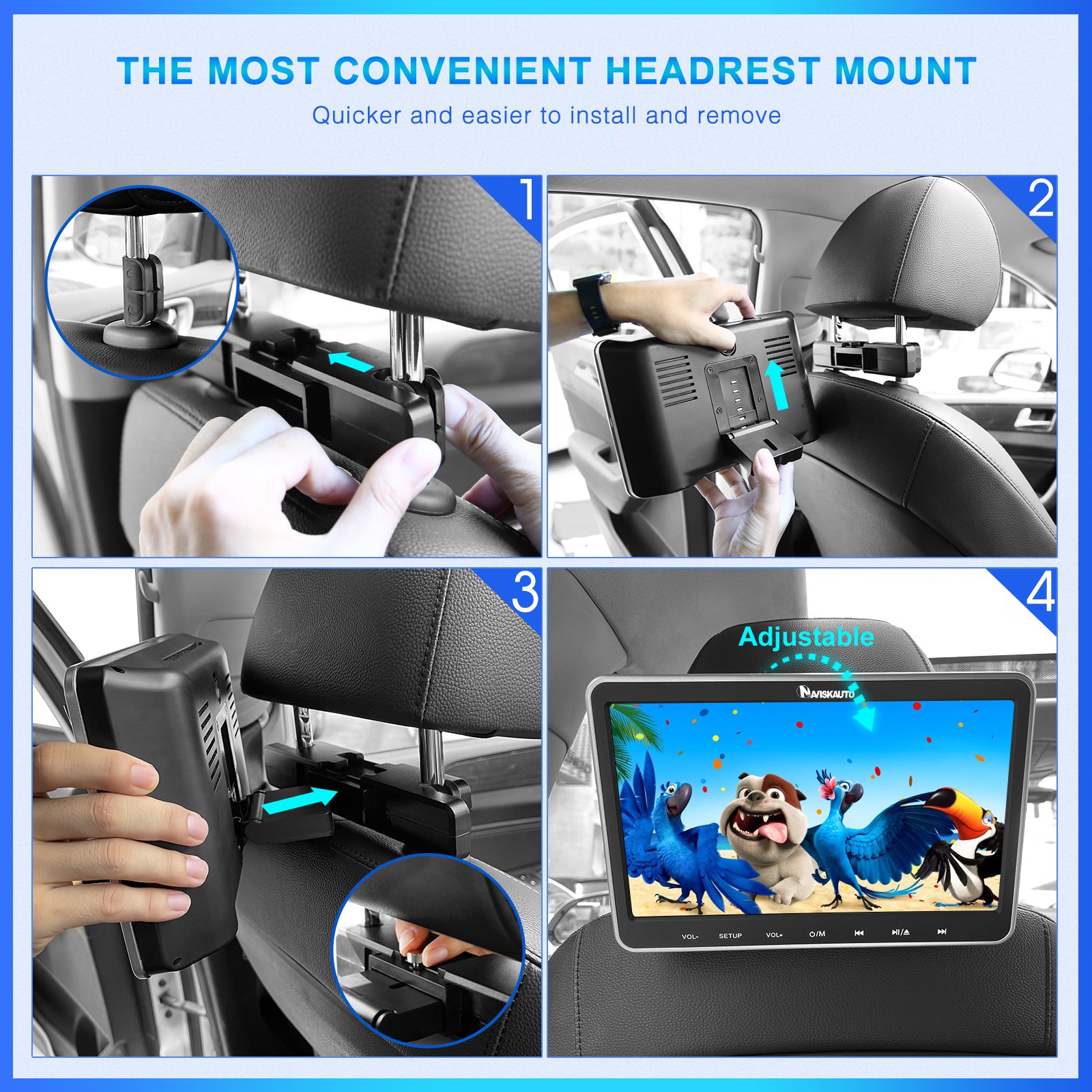 dual screen dvd player for car