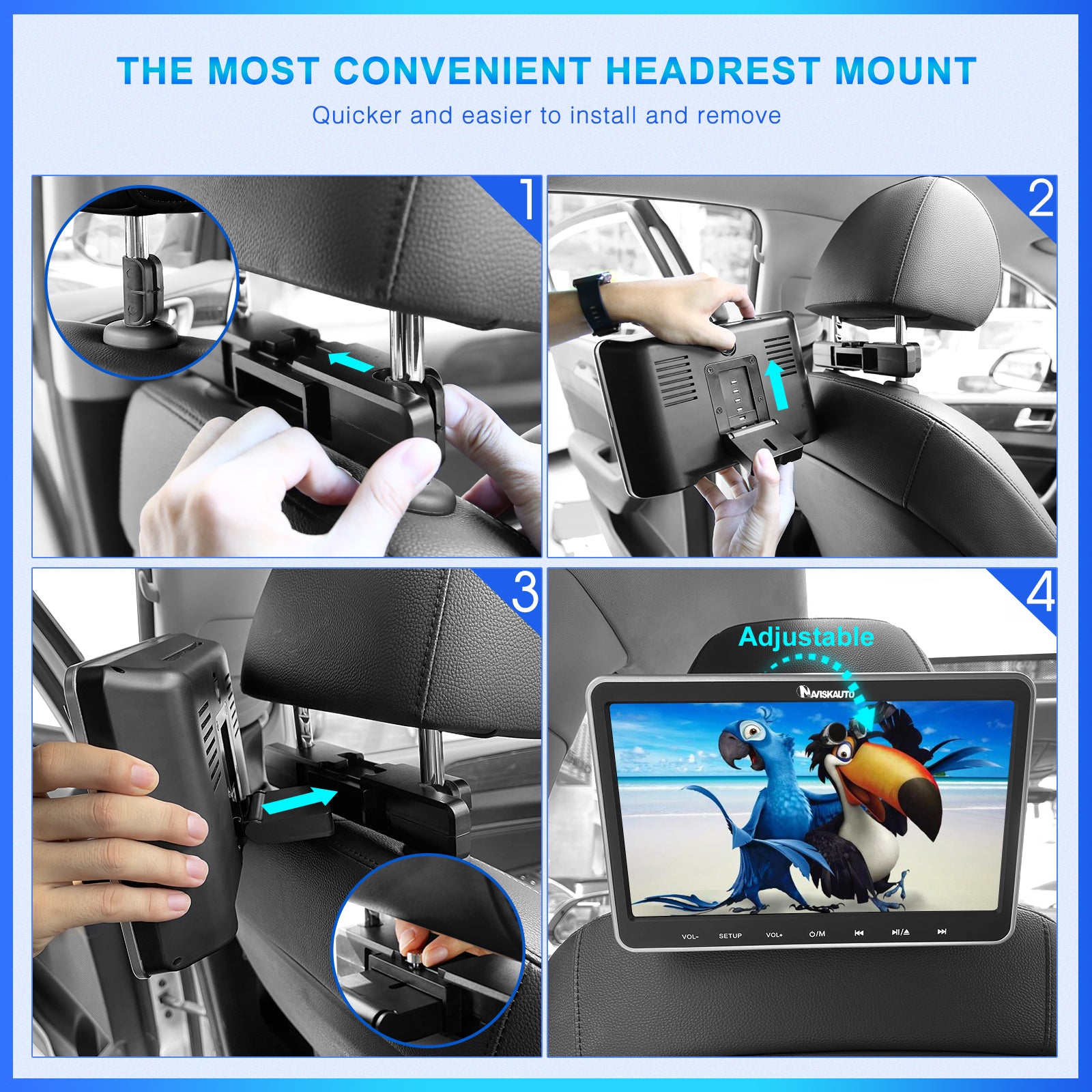 dual screen dvd player for car