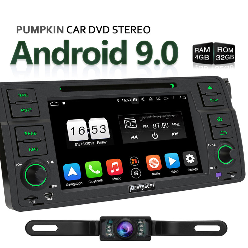 Android 9.0 PX5 BMW Stereo with Reverse Camera Sat Nav