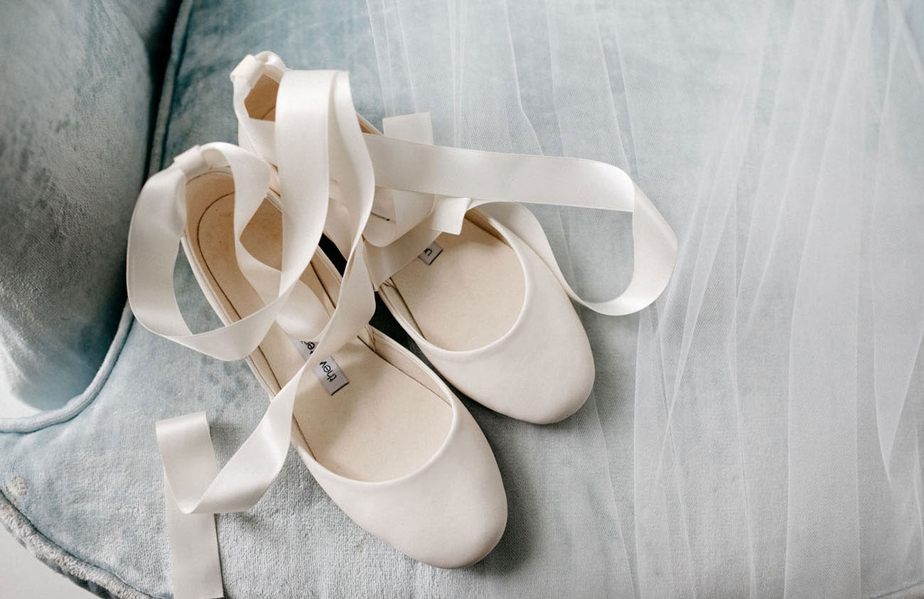 wedding ballet shoes