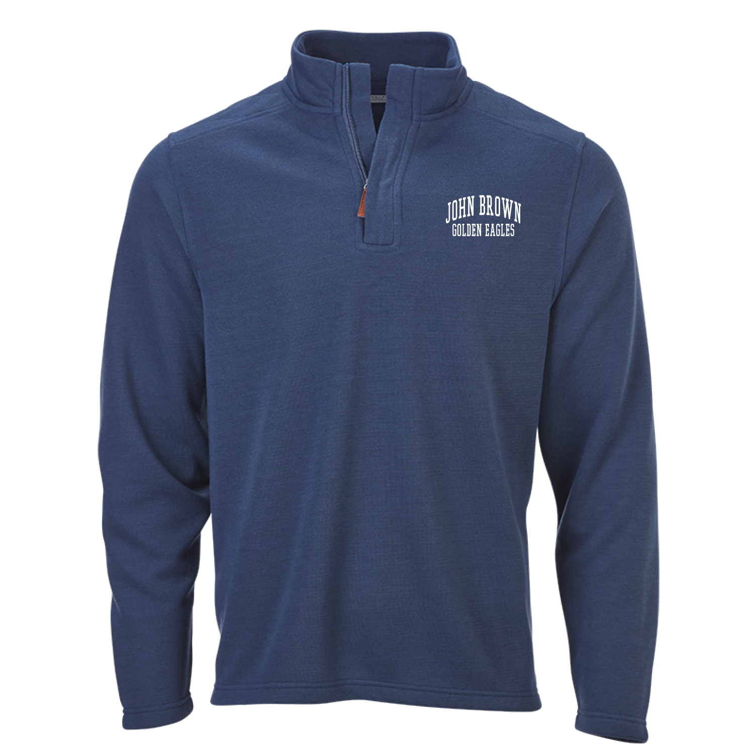 Sullivan Quarter Zip, Indigo - John Brown Campus Store product image