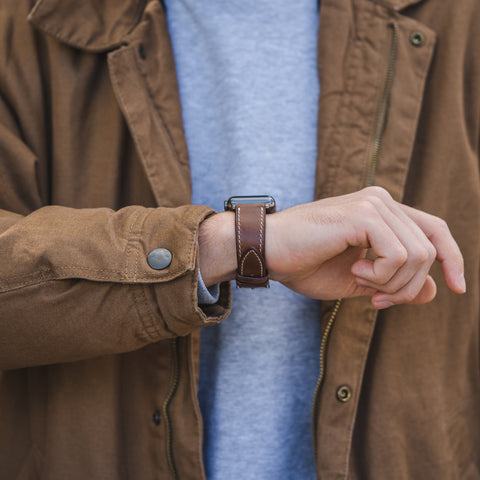 Horween Leather Watch Bands for Apple Watch