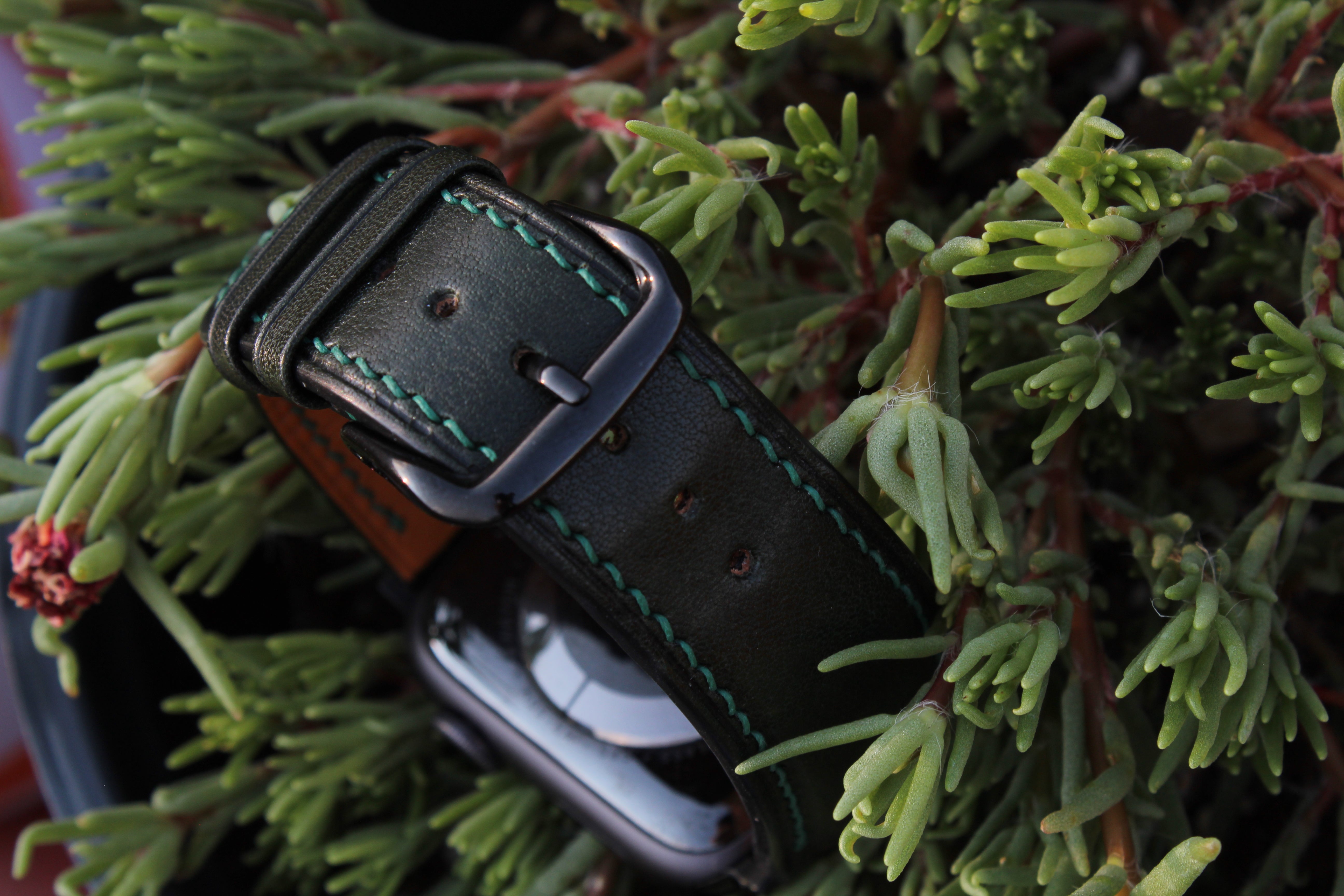 Italian vachetta leather watch strap HDCLE73