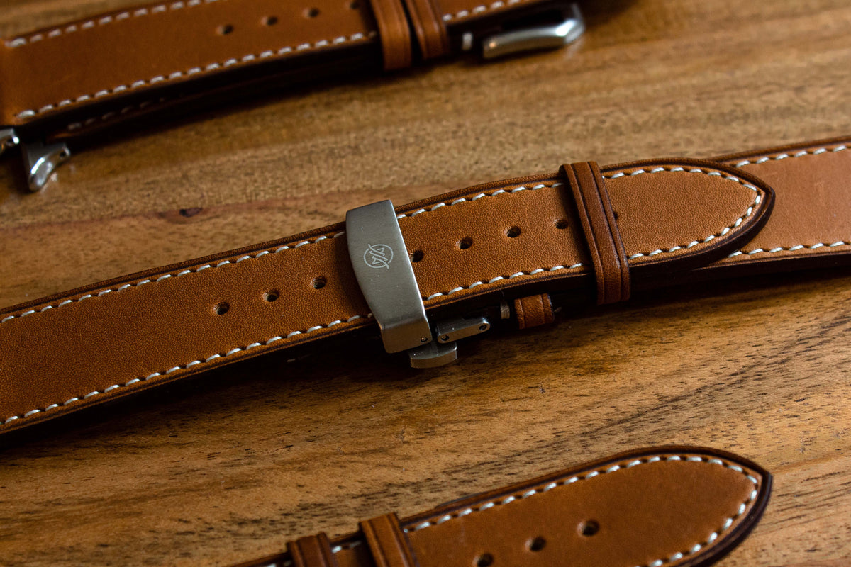 Monetial Vachetta Leather Apple Watch Band