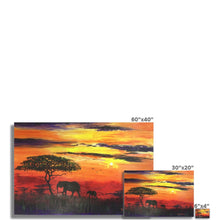 Cargar imagen en el visor de la galería, African Sunset Print by Rose Parker Hahnemühle Photo Rag Print
