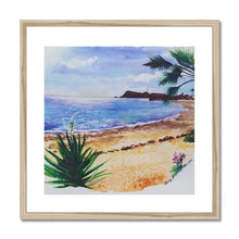 Cargar imagen en el visor de la galería, La Playa De Alomillo Print by Rose Parker Framed &amp; Mounted Print
