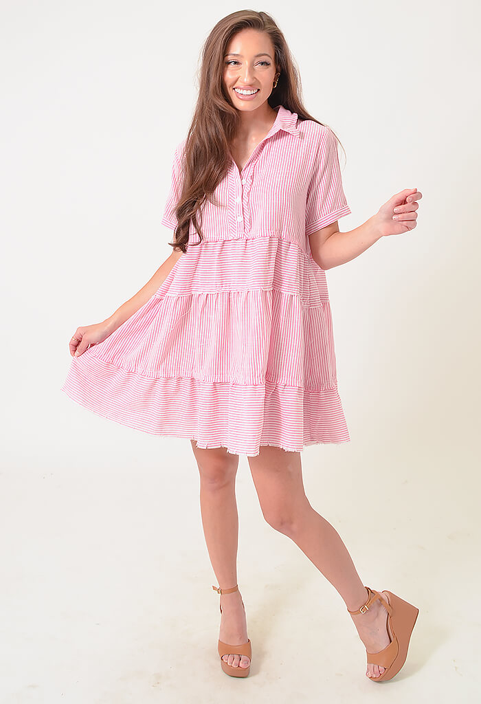 lagunaoaksoa Parker Mini Dress-Pink
