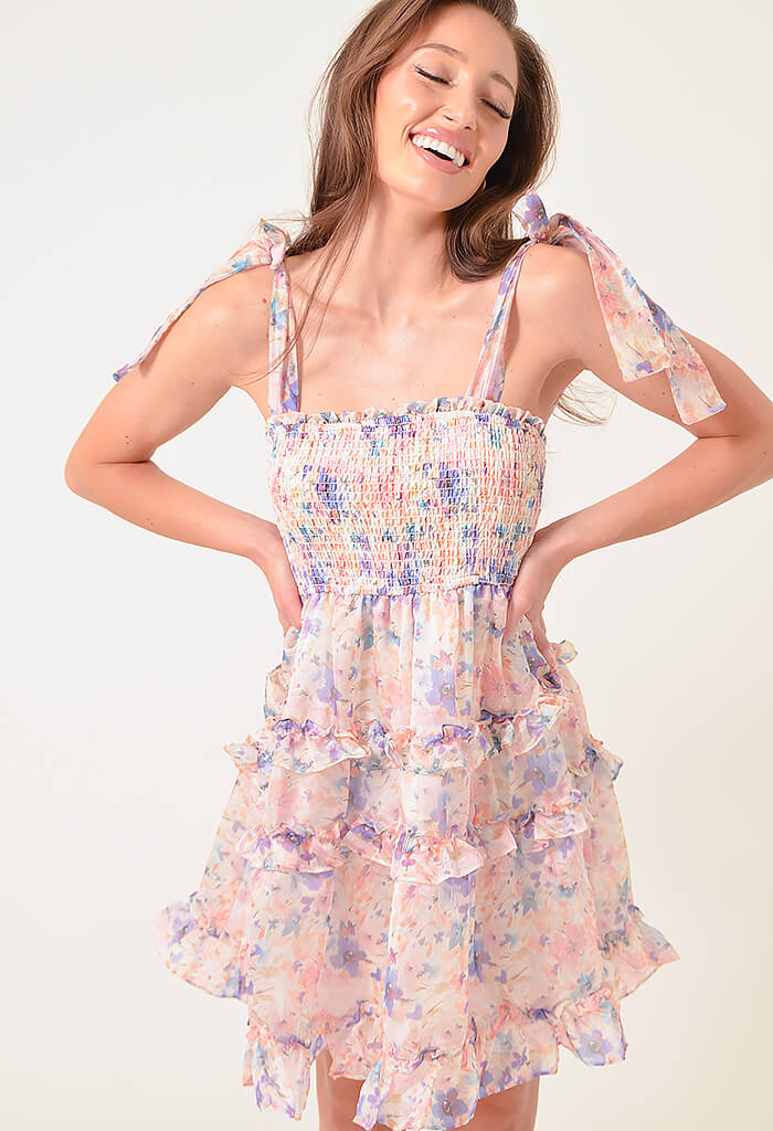 lagunaoaksoa Wisteria Mini Dress