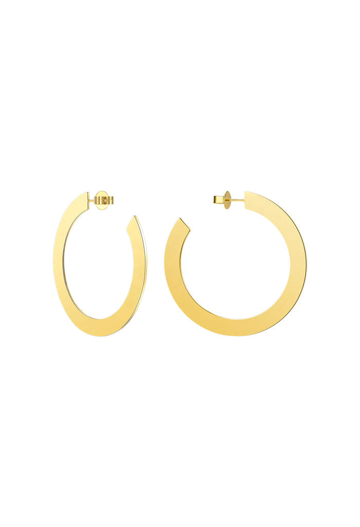 Katie Rae Jewelry Gigi Flat Hoop