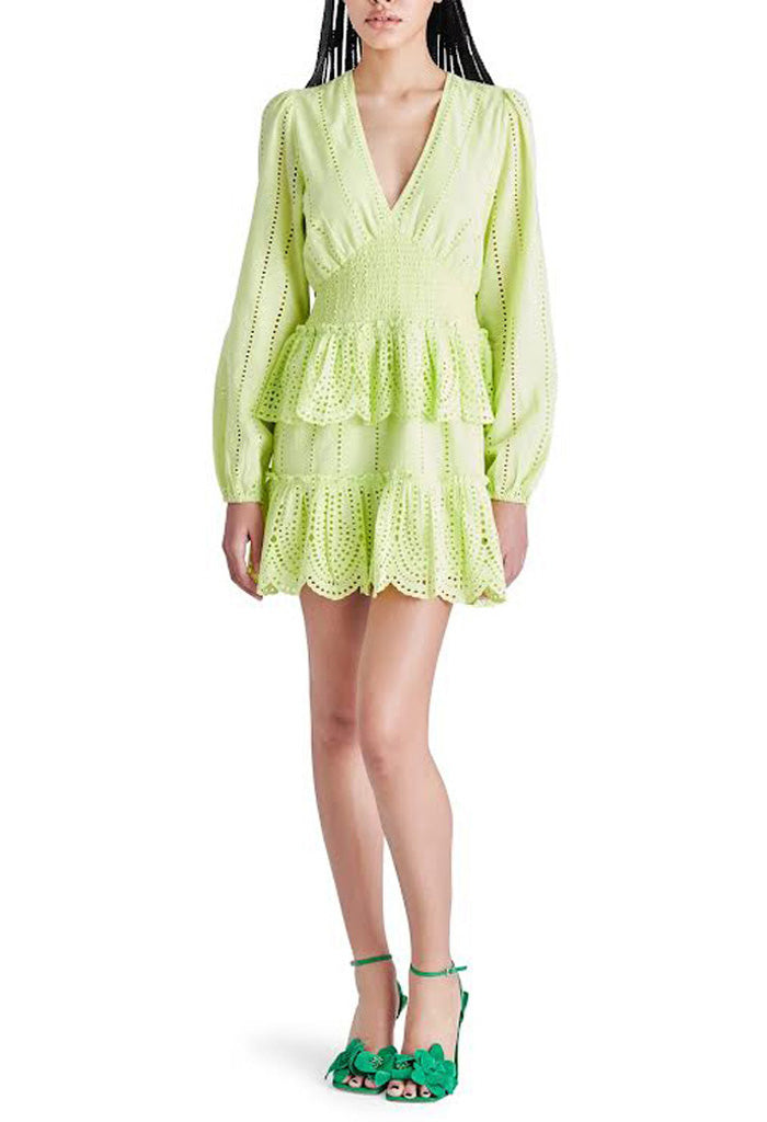 Steve Madden Raquelle Dress-Lime