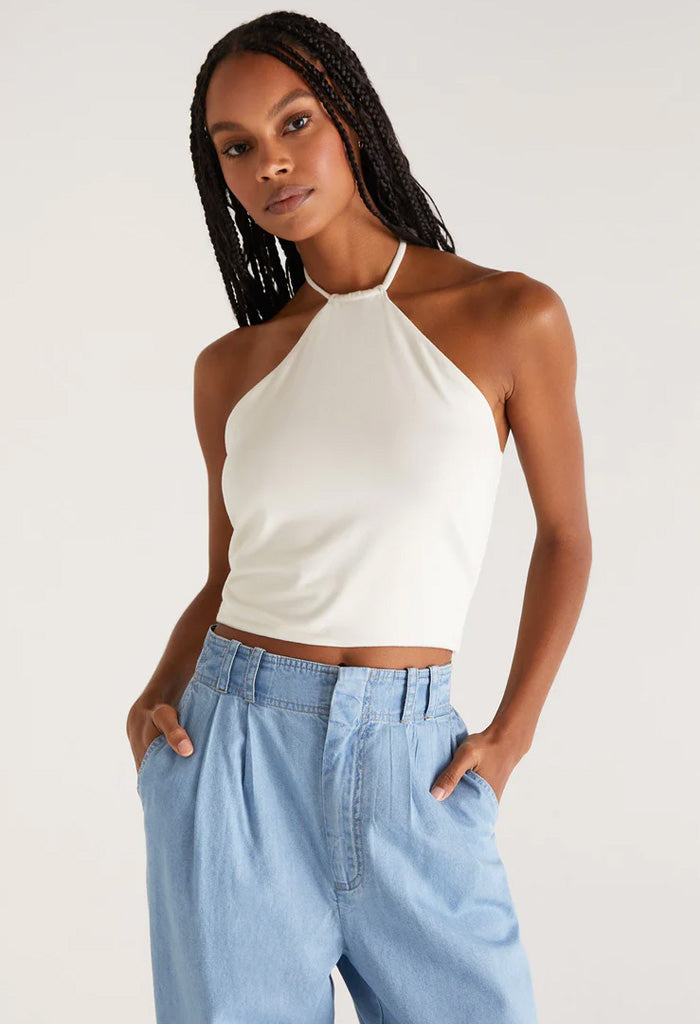 Z Supply Olivia Date Top-Sandstone