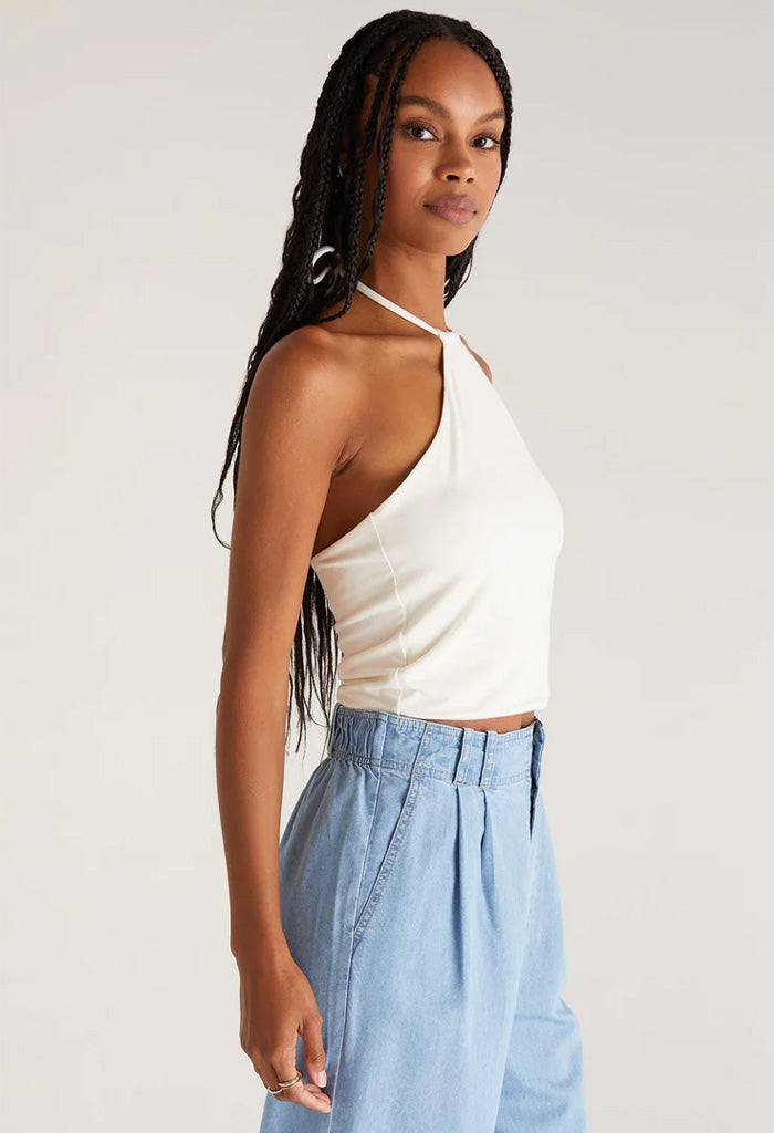 Z Supply Olivia Date Top-Sandstone