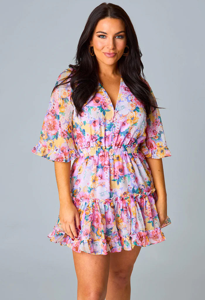 Buddy Love Pollyanna Mini Dress-Estate