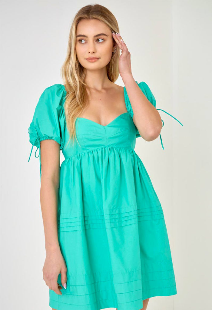 English Factory Ella Dress-Emerald