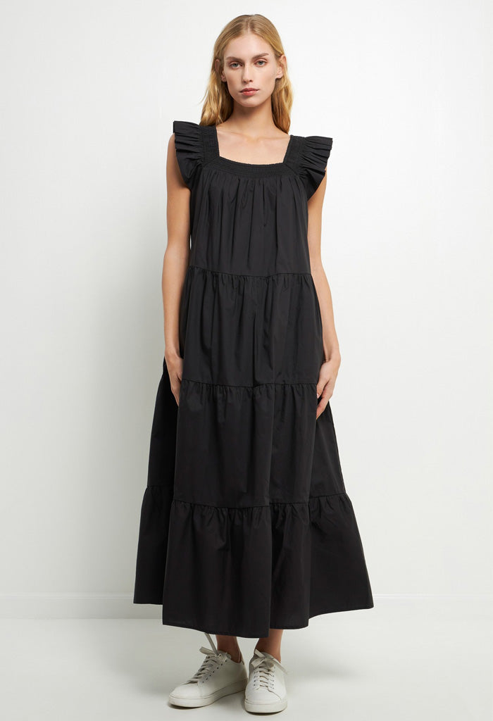 English Factory Daydream Dress-Black