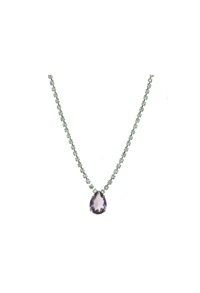 Tova Jewelry Milli Necklace-Periwinkle