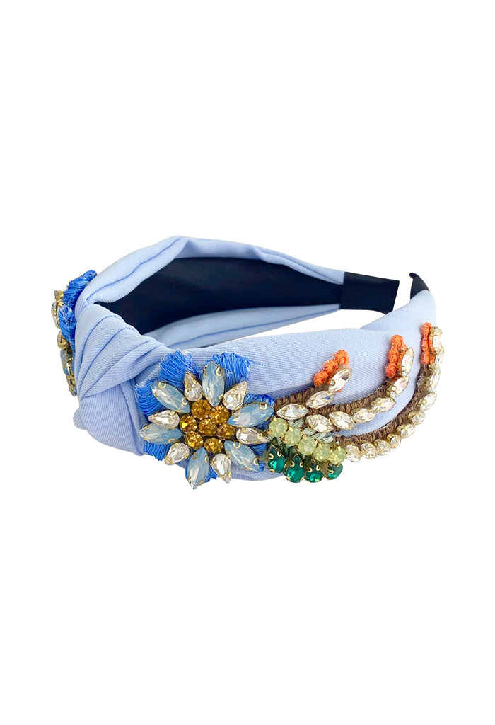 Gemelli Jewelry Leona Headband-Blue