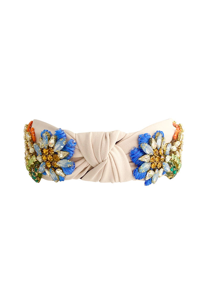 Gemelli Jewelry Leona Headband-Cream