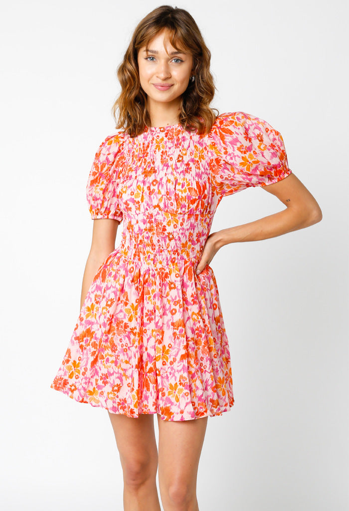 lagunaoaksoa Pink Poppy Mini Dress