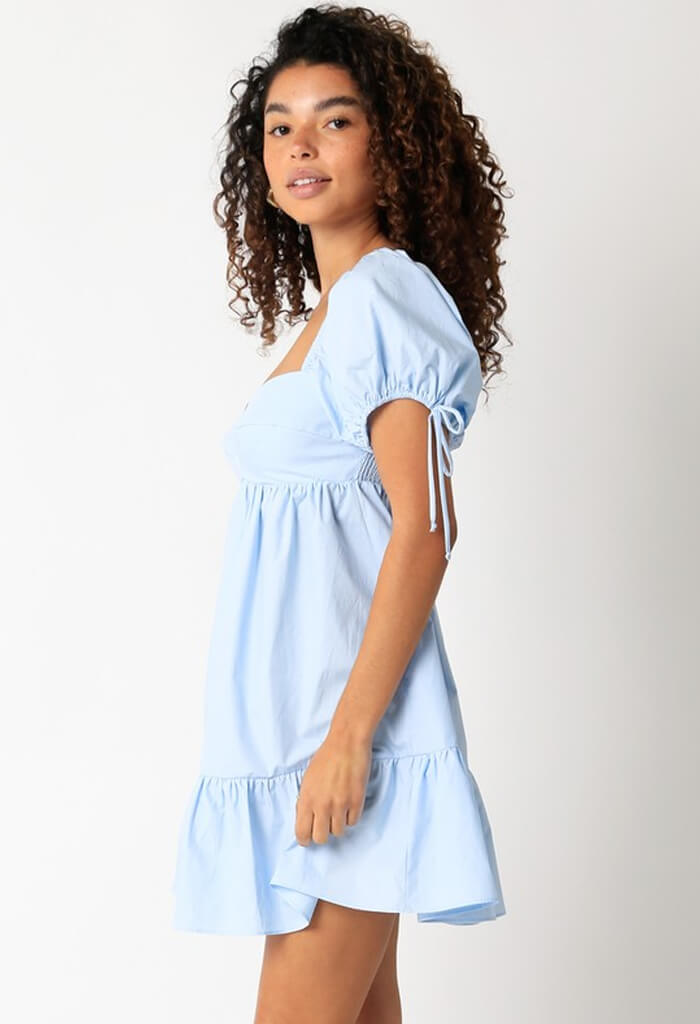 lagunaoaksoa Ella Mini Dress-Powder Blue