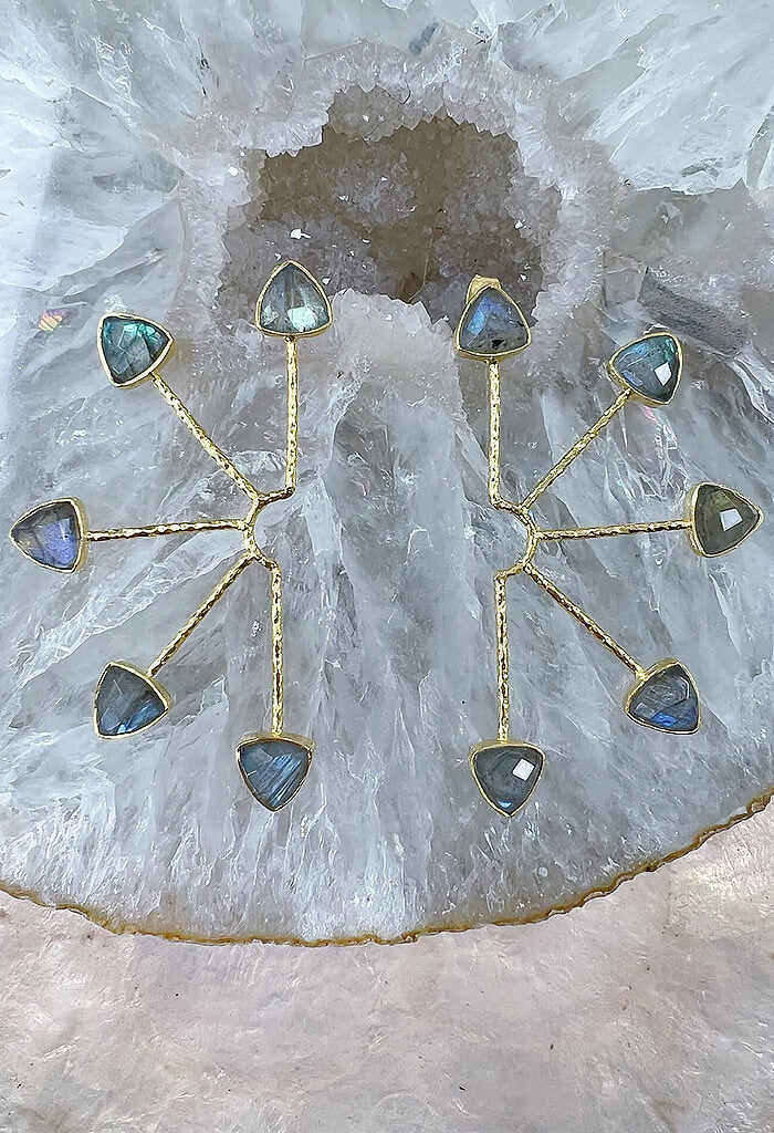 lagunaoaksoa Alina Earrings-Labadorite