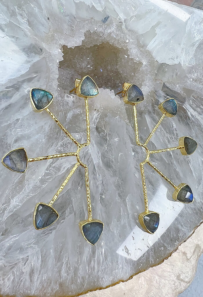 lagunaoaksoa Alina Earrings-Labadorite