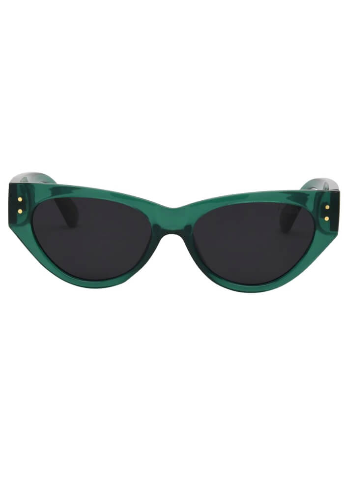 ISEA Carly Sunglasses - Hunter Green / Smoke