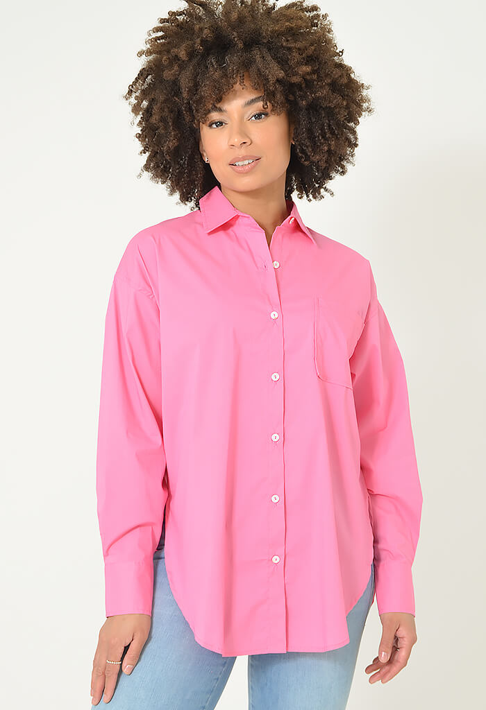 lagunaoaksoa Lily Button Down Blouse-Pink